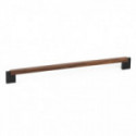 TIRADOR COMBINADO DUO MINI. ALUMINIO/MADERA. DISTANCIA ENTRE AGUJEROS 160-. DOS PUNTOS DE FIJACIÓN - VIEFE