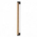 TIRADOR DE MUEBLE DUO BIG. ALUMINIO Y MADERA. MONTAJE FRONTAL. FIJACIÓN OCULTA - VIEFE