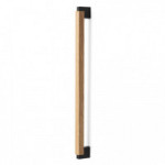 TIRADOR DE MUEBLE DUO BIG. ALUMINIO Y MADERA. MONTAJE FRONTAL. FIJACIÓN OCULTA - VIEFE