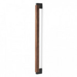 TIRADOR DE MUEBLE DUO BIG. ALUMINIO Y MADERA. MONTAJE FRONTAL. FIJACIÓN OCULTA - VIEFE
