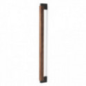 TIRADOR DE MUEBLE DUO BIG. ALUMINIO Y MADERA. MONTAJE FRONTAL. FIJACIÓN OCULTA - VIEFE