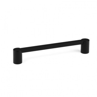 TIRADOR DE MUEBLE FUSION. ZAMAK. NEGRO CEPILLADO. DISTANCIA ENTRE AGUJEROS 160-320MM. PARA PUERTAS Y CAJONES - VIEFE 2