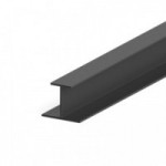 PERFIL JAPONESA "H" SP16 3M ACABADOS PLATA MATE, BLANCO MATE, NEGRO MATE