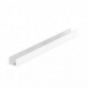 PERFIL HORIZONTAL "U" SP16 3M PLATA MATE, BLANCO MATE, NEGRO MATE