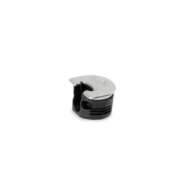 SOPORTE ESTANTE CAZOLETA EXCÉNTRICO CLOCK-5. ALEACIÓN DE ZINC. ESTANTERÍAS. GROSOR 16-19 MM - INDAUX