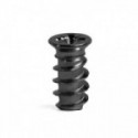 TORNILLO EURO. METAL. NEGRO. DIÁMETRO 6,3MM