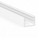 PERFIL KOY+ KOY+. PARA ILUMINACIÓN LED. EMBUTIR Y SOLAPAR. PLATA MATE. LONGITUD 3M