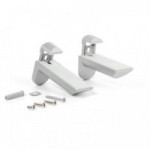 SOPORTE ESTANTE MURAL MODELO KAIMAN ACABADO EN RAL 9006, INOX Y NEGRO (2UNIDADES) SOPORTE ESTANTE MURAL MODELO KAIMAN ACABADO EN RAL 9006, INOX Y NEGRO (2UNIDADES)