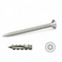 TORNILLO ROSCA MADERA S-FIX CABEZA PLANA TORX ZINCADO