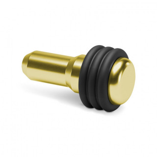 SOPORTE ESTANTE CON GOMA. ACERO. LATONADO. DIÁMETRO 5MM - ITALIANA FERRAMENTA
