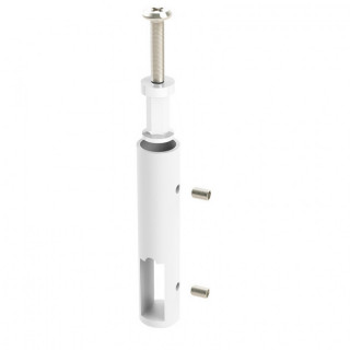 SOPORTE TUBO TECHO CENTRAL 30X12 OPTIMA+ ACABADO BLANCO