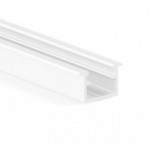PERFIL LED PARA EMBUTIR KALE+. CON TAPA DIFUSORA. LONGITUD 3 M. ACABADOS PLATA MATE, NEGRO MATE Y BLANCO MATE
