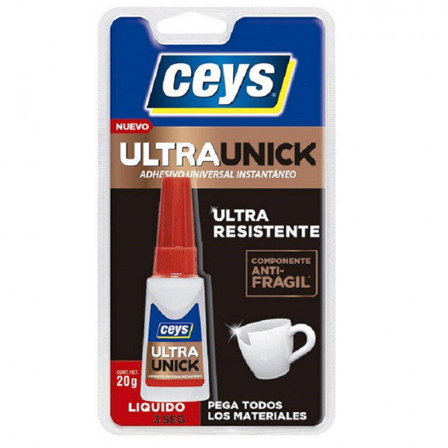 ADHESIVO INSTANTANEO CEYS ULTRAUNICK 20g 504051