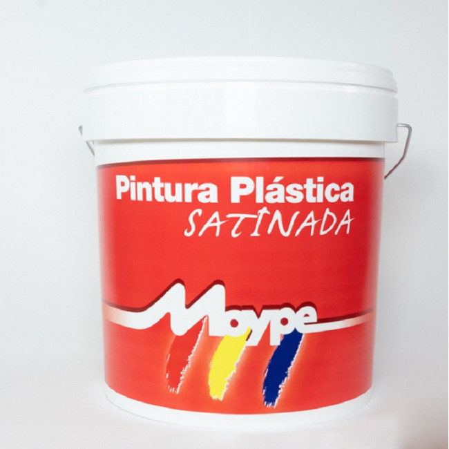 PINTURA PLASTICA SATINADA SEDA BLANCO 15L