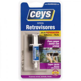 ADHESIVO RETROVISOR CEYS 1gr + malla 501020