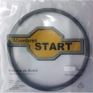 ALAMBRE CUERDA PIANO. ACERO. BOBINA. DIÁMETRO 1MM. EN BLÍSTER. PESO 100G