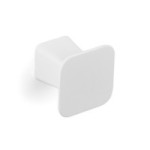 POMO PRISM DE VIEFE. MEDIDA 32X32. ALTURA H28. ACABADO BLANCO MATE Y NEGRO MATE