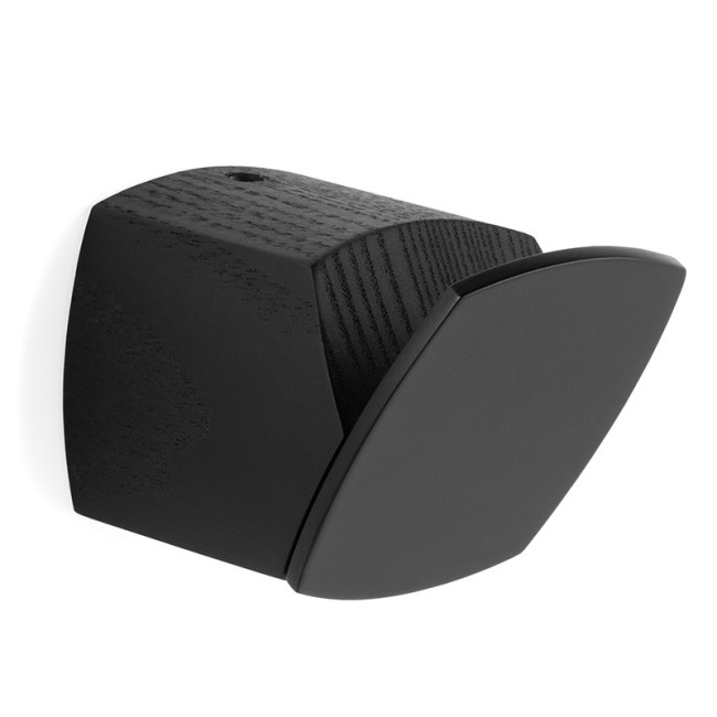 PERCHA MEGG PARA PUERTA NEGRO MATE - VIEFE