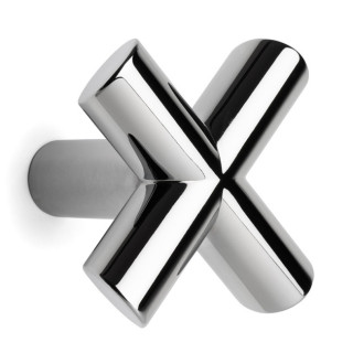 PERCHA EQUIS 80X80 MM CROMO BRILLO - VIEFE