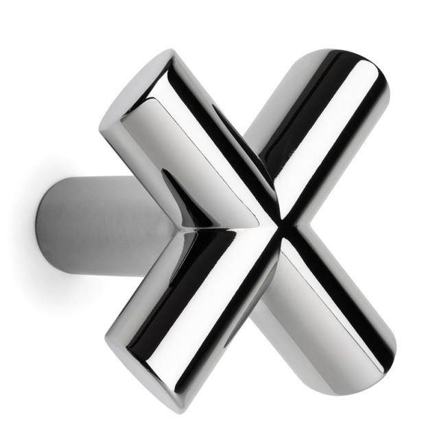PERCHA EQUIS 80X80 MM CROMO BRILLO - VIEFE