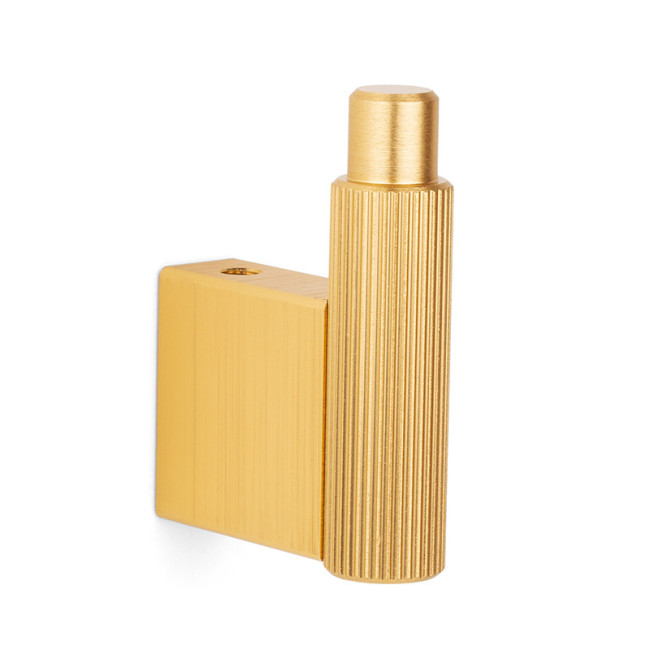 PERCHA ARPA PARA PUERTA LATÓN CEPILLADO - VIEFE