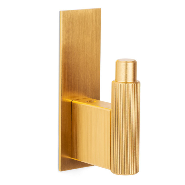 PERCHA ARPA PARA PUERTA LATÓN CEPILLADO - VIEFE