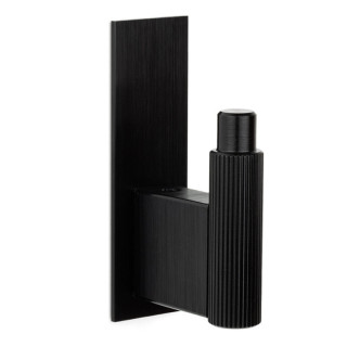 PERCHA PARA PUERTA ARPA NEGRO CEPILLADO - VIEFE