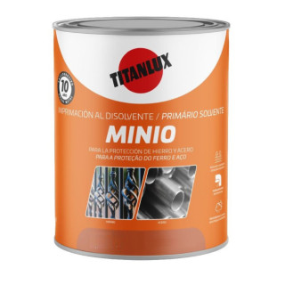 MINIO SINTÉTICO GRIS TITANLUX. ANTIOXIDANTE. AL DISOLVENTE. INTERIOR Y EXTERIOR - TITAN