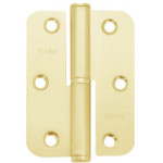 PERNIO CANTO REDONDO 90-65-2,5 BLANCO/LATON  IZQUIERDA/DERECHA