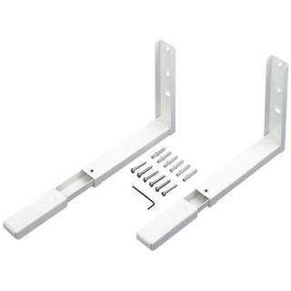 SOPORTE MURAL ABATIBLE. ACERO PINTADO. PARA MICROONDAS Y BALDA. 40 KG - AMIG