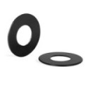 ARANDELA REDONDA D30 G.1MM ACABADOS CROMO SATINADO, NEGRO, BLANCO ACABADO CROMO CEPILLAD