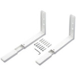 SOPORTE MURAL ABATIBLE. ACERO PINTADO. PARA MICROONDAS Y BALDA. 40 KG - AMIG