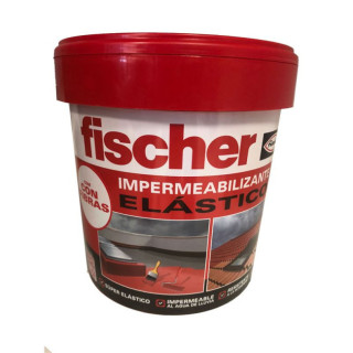 IMPERMEABILIZANTE ELÁSTICO CON FIBRAS. PROTECCIÓN E IMPERMEABILIZACIÓN. PASTA. ROJO. PH 9 - FISCHER