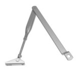 BRAZO CON/SIN RETENCION CIERRAPUERTAS ACABADO PLATA, BLANCO Y NEGRO