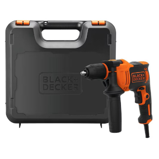 TALADRO PERCUTOR BEH710K. 710 W. CON CABLE. 0-2800 RPM. MALETÍN RÍGIDO - BLACK AND DECKER