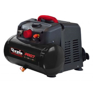 COMPRESOR DE PISTÓN SIN ACEITE CA-PRO7N. POTENCIA 1,5HP. CAPACIDAD 6L. PRESIÓN 8 BAR. MOTOR ELÉCTRICO UNIVERSAL. CAUDAL