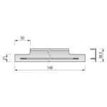 TIRADOR WALTER PARA EMBUTIR. ALUMINIO. ACABADO INOX CEPILLADO. ESPESOR 21. ELEGIR LARGO. TIRADOR WALTER PARA EMBUTIR. ALUMINIO. ACABADO INOX CEPILLADO. ESPESOR 21. ELEGIR LARGO.