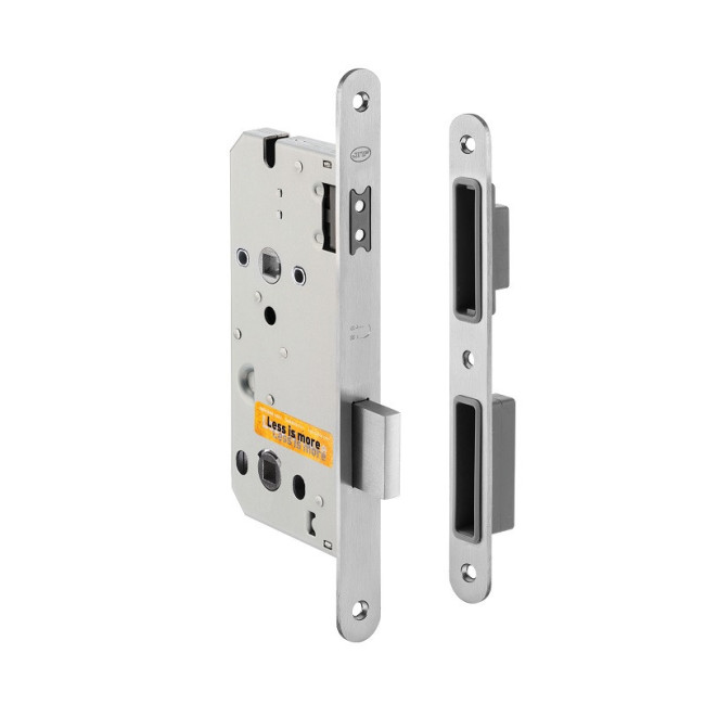 CERRADURA MAGNÉTICA EMBUTIDA MODELO CARLES PARA PUERTA DE PASO - ACABADO SATINADO O ANTRACITA NEGRO