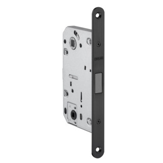 CERRADURA MAGNÉTICA EMBUTIDA MODELO CALEB PARA BAÑO - ACERO INOXIDABLE SATINADO O ANTRACITA NEGRO 2