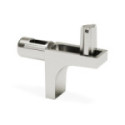 SOPORTE ESTANTE MADERA K-LINE. NIQUEL - ITALIANA FERRAMENTA