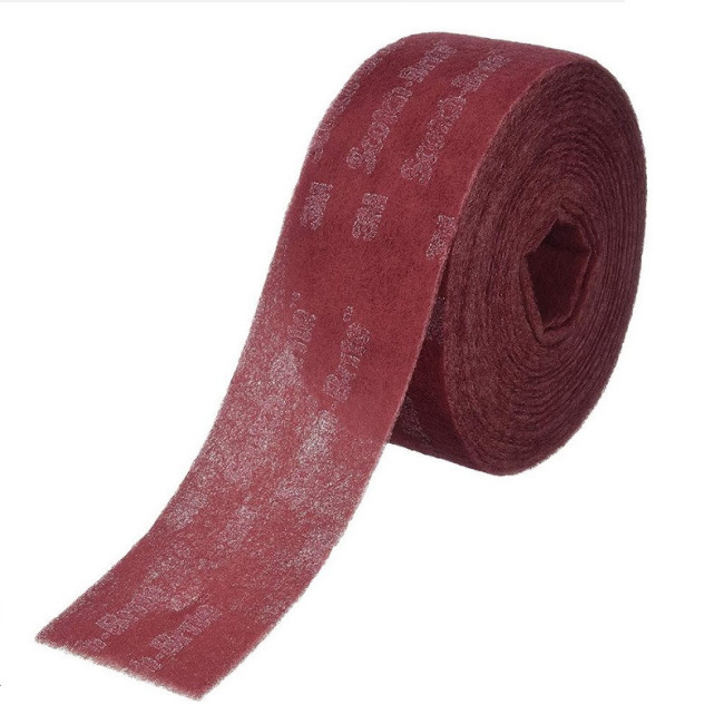 ROLLO ABRASIVO NO TEJIDO. ÓXIDO DE ALUMINIO. BANDAS. ANCHO 125MM - 3M