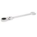 LLAVE COMBINADA CON CARRACA ARTICULADA. ACERO CROMADO O NIQUELADO. SATINADO BRILLANTE - IRIMO