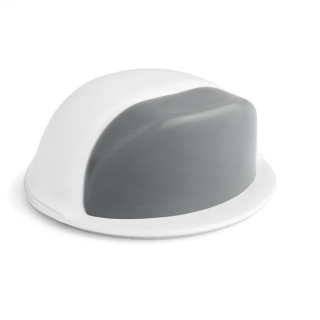 TOPE PUERTA ADHESIVO CON GOMA. DIÁMETRO 49. ALTURA 22 MM. BLANCO B90040D