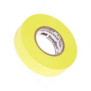 CINTA AISLANTE DE VINILO TEMFLEX 1300. PVC. AMARILLO. ADHESIVO DE CAUCHO. IEC 60454-3-1-1. ANCHO 19MM