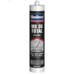 SELLADOR ADHESIVO MONOCOMPONENTE MS MS 35 TOTAL. TRANSPARENTE. PINTABLE. 280 ML - QUILOSA