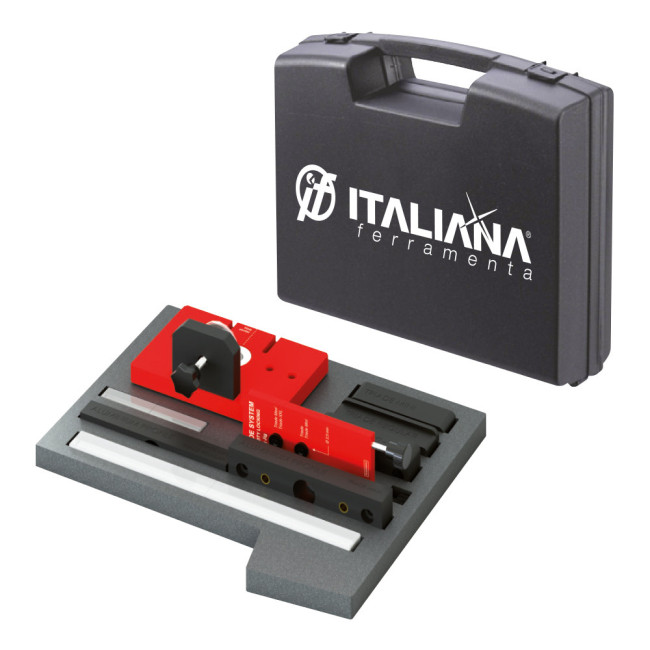 PLANTILLA DE MONTAJE COMPLETA. PLÁSTICO TÉCNICO. PARA PERFILES. ALUMINIO ANODIZADO. MINI NORMAL MAXI - ITALIANA FERRAMEN