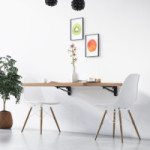 GLORIA ESCUADRA ABATIBLE 350MM ACABADO NEGRO