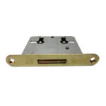 CERRADURA EMBUTIR TEO SIN LLAVES E40 LATONADA