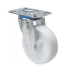 RUEDA GIRATORIA ARO NYLON Ø150 PLÁSTICO CON/SIN FRENO