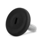 PIE NIVELADOR ANTIDESLIZANTE TINI M8 Ø30 ACERO-PLÁSTICO ACABADO ZINCADO-NEGRO PIE NIVELADOR ANTIDESLIZANTE TINI M8 Ø30 ACERO-PLÁSTICO ACABADO ZINCADO-NEGRO